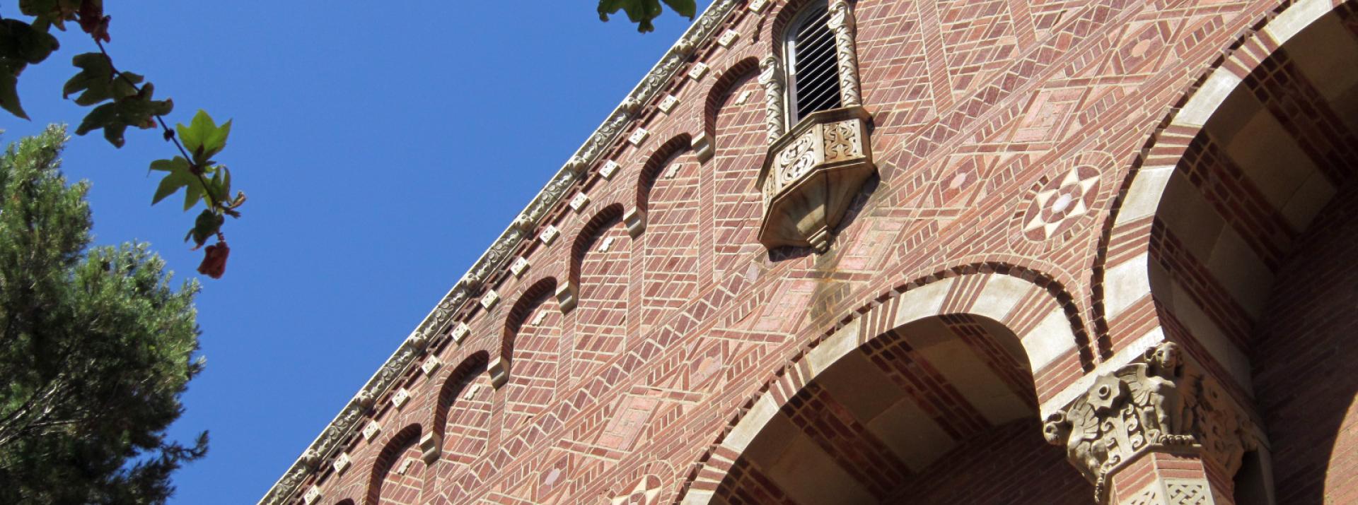 Photo of the facade of Moore Hall.
