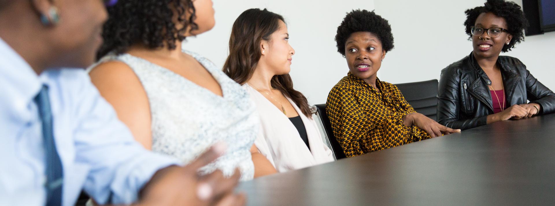 People at a conference table