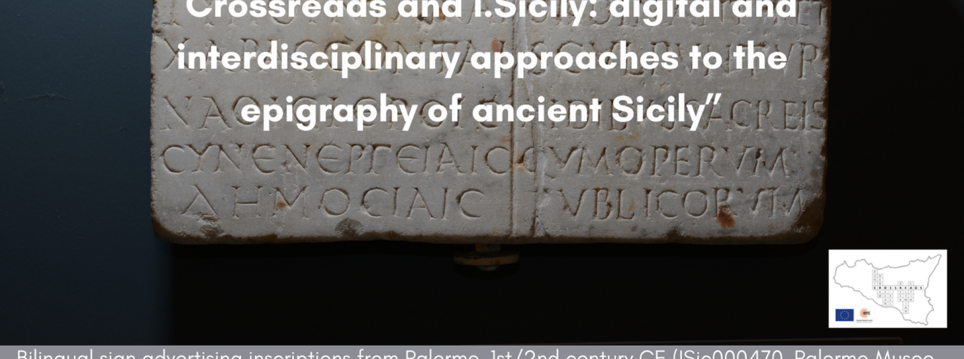 Bilingual sign advertising inscriptions from Palermo, Ist/2nd century CE (ISic000470, Palermo Museo archeologico regionale "A. Salinas").