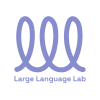 three purple cursive letter L's