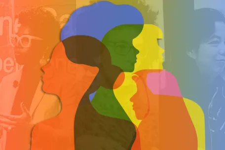 mosaic of women
