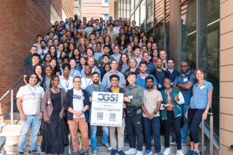 Computational Genomics Summer Instititute's first week program group picture