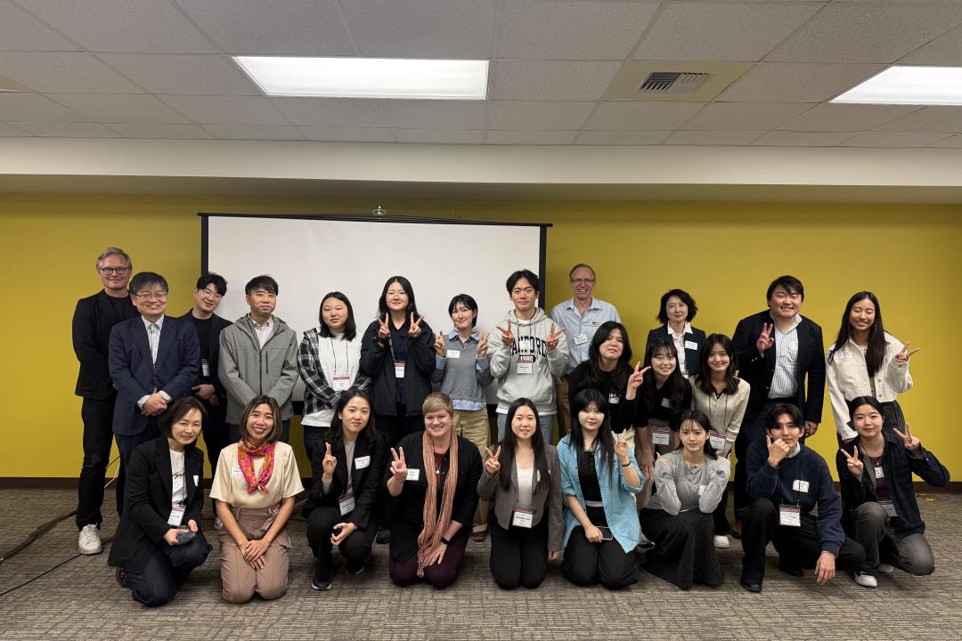Group photo of students and faculty from UCLA and Korea University